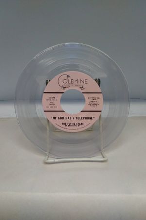 My God Has A Telephone / Live On 7" 45rpm Limited Edition Clear Vinyl image number 0