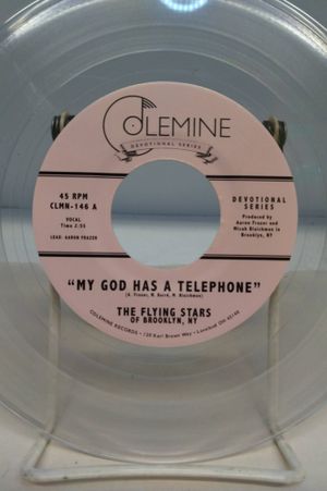 My God Has A Telephone / Live On 7" 45rpm Limited Edition Clear Vinyl image number 2