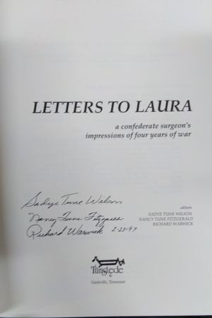 Letters to Laura: A Confederate Surgeon's Impressions of Four Years of War image number 1