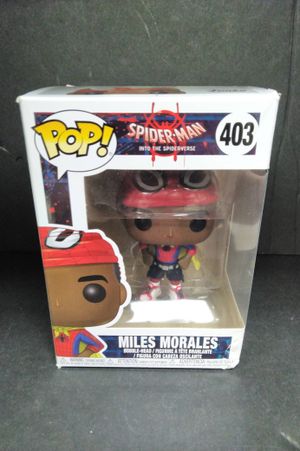 Funko Pop Marvel: Animated Spider-Man Movie - Miles Morales with Cape Collectible Figure, Multicolor image number 0