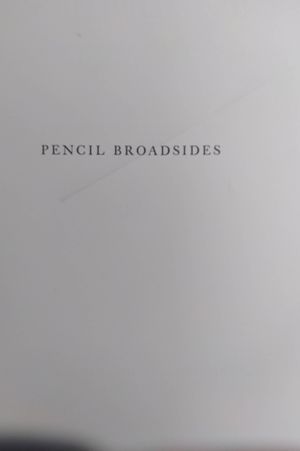 Pencil Broadsides A Manual of Broad Stroke Technique image number 1