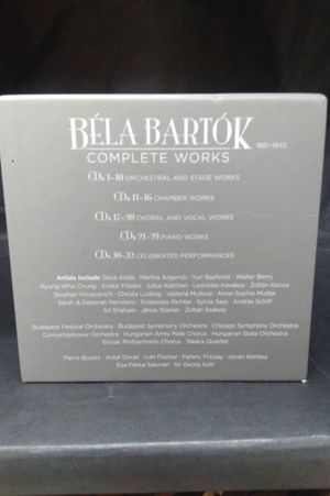 Bela Bartok; Complete Works image number 1