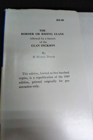The Border or Riding Clans image number 2