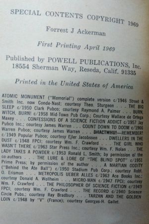 Science Fiction Worlds of Forrest J. Ackerman & Friends image number 2
