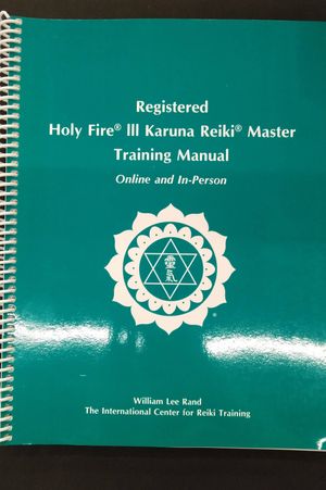 Registered Holy Fire III Karuna Reiki Master Training Manua image number 0
