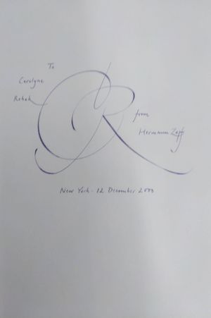 The Fine Art of Letters: The Work of Hermann Zapf Exhibited at the Grolier Club, New York, 2000 image number 1