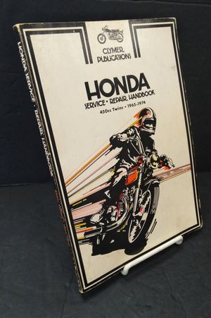 Honda Service Repair Handbook: 450cc Twins (1965-1974) image number 0