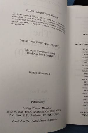 The Collected Works of Watchman Nee image number 1