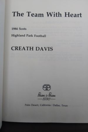 The Team With Heart: 1984 Scots Highland Park Football image number 2