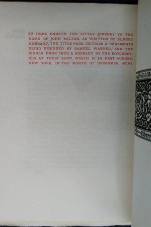 Little Journeys to the Homes of English Authors: John Milton image number 2