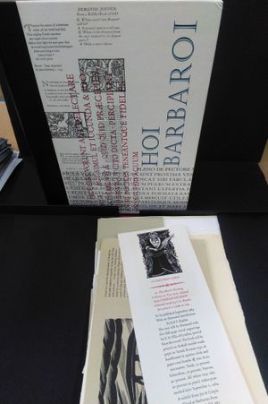 Hoi Barbaroi: A Quarter-Century at Barbarian Press image number 0