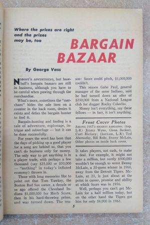 Baseball Digest, July 1967  image number 1
