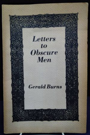 Letters to Obscure Men image number 0