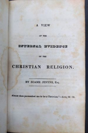 Infidelity: Comprising Jenyn's Internal Evidence, Leslies' Method, Lyttelton's Conversion of Paul, Watson's Reply to Gibbon and Paine, a Notice of Hum image number 2