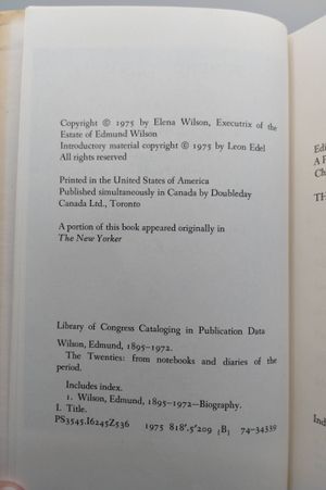Edmund Wilson: The Twenties image number 2