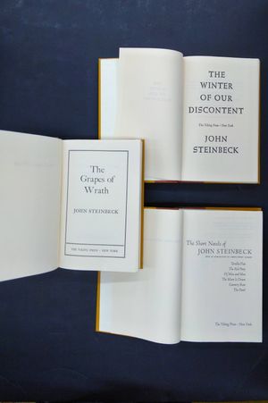 John Steinbeck 3 Volume Set image number 2