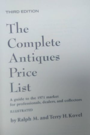 The Complete Antiques Price List image number 1