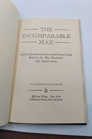 The Incomparable Max image number 1