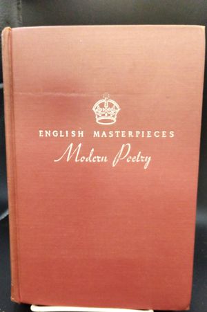English Materpieces Modern Poetry image number 0