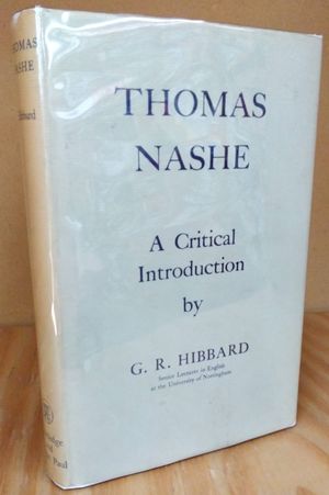 Thomas Nashe: A Critical Introduction image number 0