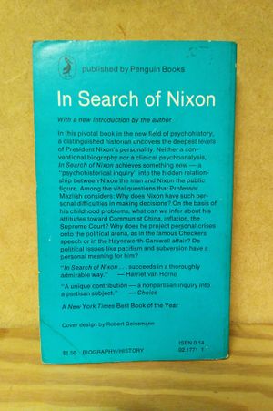 In Search of Nixon: A Psychohistorical Inquiry image number 1