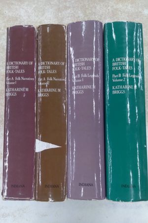 A Dictionary of British Folk-Tales Parts A and B (4 volumes) image number 1