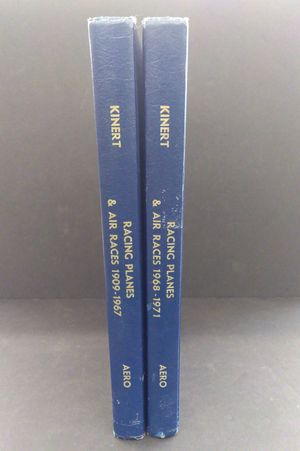 Racing Planes & Air Races (2 Book Set 1909-1967 & 1968-1971) image number 0