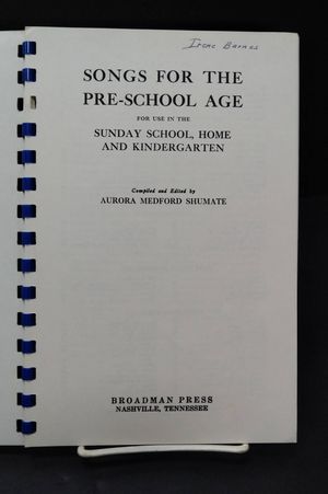 Songs for the Pre-School Age image number 1