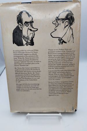 THE KING AND US, EDITORIAL CARTOONS BY CONRAD, WITH WHITE HOUSE TRASCRIPT EXCERPTS BY RICHARD M. NIXON image number 1
