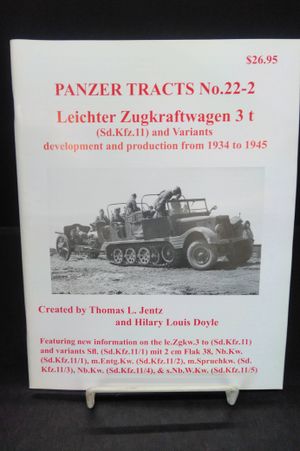Panzer Tracts No. 22-2: Leichter Zugkraftwagen 3 t image number 0
