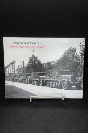 Panzer Tracts No. 22-4: Mittlerer Zugkraftwagen 8t image number 1