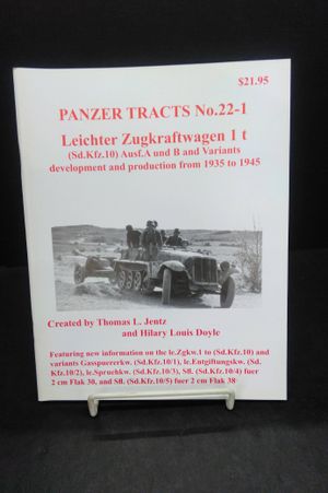Panzer Tracts No. 22-1: Leichter Zugkraftwagen 1 t image number 0