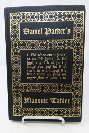Daniel Parker's Masonic Tablet image number 0