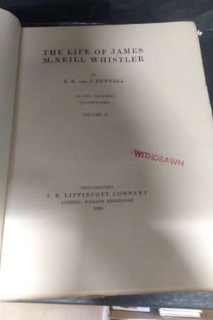 The Life of James McNeill Whistler, 2 vols. image number 2