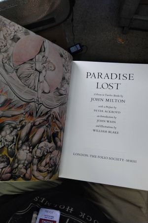 Milton's PARADISE LOST ill. by Wm Blake (Folio Society 2003) image number 2