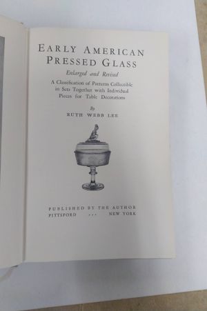 Early American Pressed Glass image number 1