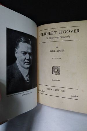 Herbert Hoover: A Reminiscent Biography image number 1