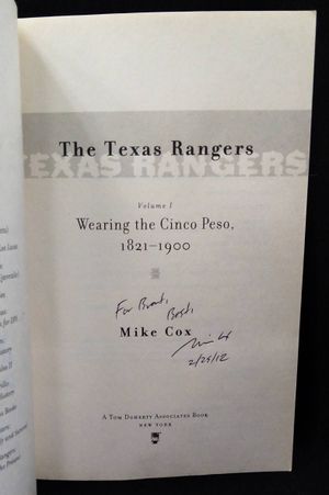 The Texas Rangers: Wearing the Cinco Peso, 1821-1900 image number 1