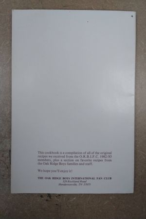 The Official O. R. B. I. F. C. Cookbook, Vol 1 image number 1