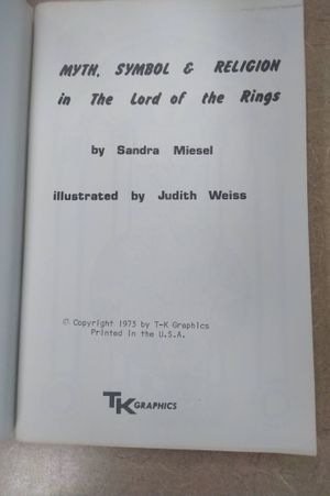 Myth, Symbol and Religion In the Lord of the Rings image number 1