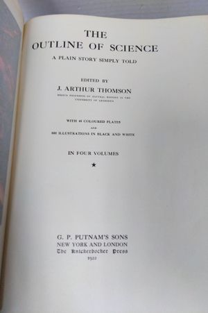 The Outline of Science in Four Volumes image number 2