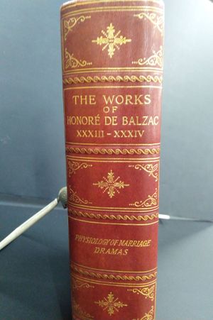 The Works of Honore de Balzac XXXIII-XXXIV image number 0