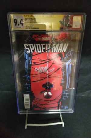 Spider-Man 1 (Skottie Young Miles Moralas Variant Cover) Signed and Graded image number 0
