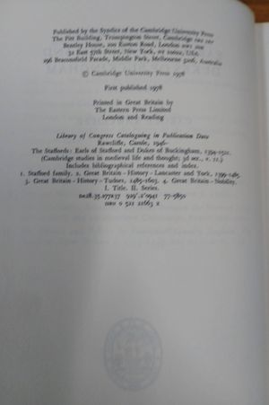 The Staffords, Earls of Stafford and Dukes of Buckingham: 1394-1521 image number 2