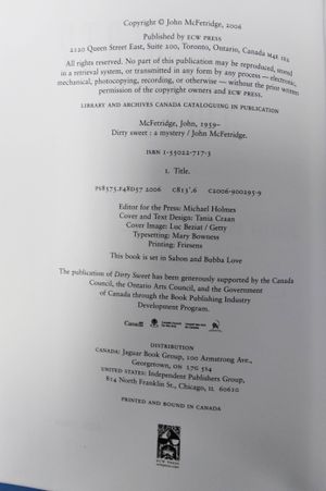 Dirty Sweet - Signed by the Author image number 1