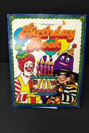 McDonald's Birthday Book image number 0