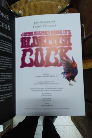 Lamentations of the Flame Princess James Edward Raggi IV's Eldritch Cock Free RPG Day 2018 image number 1