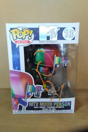 Pop MTV Moon Person Rainbow Vinyl Figure image number 0