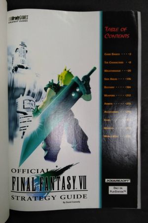 Official Final Fantasy VII Strategy Guide image number 1