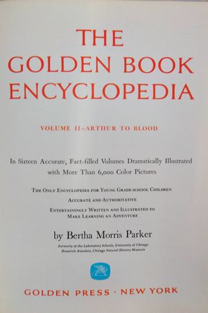 The Golden Book Encyclopedis Volume II Arthur to Blood image number 2